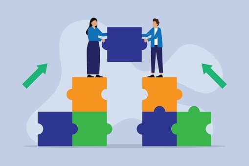 Business Puzzle Graphic